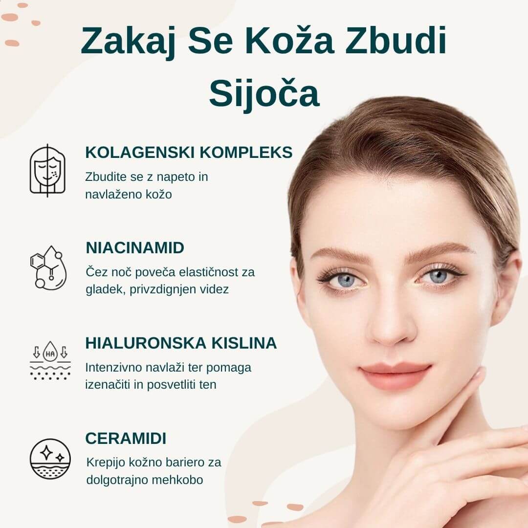 GlowPeel™ Kolagenska nočna maska