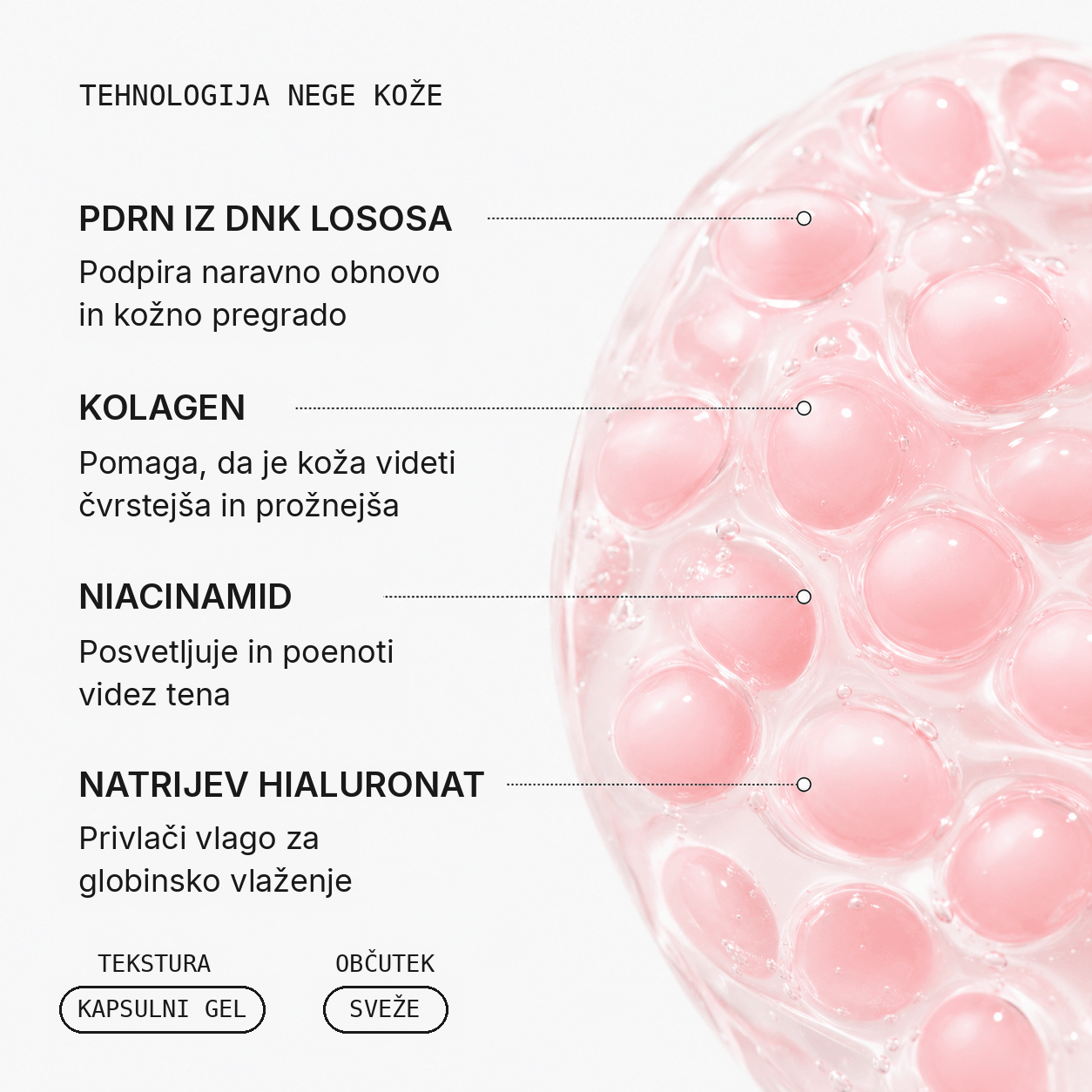 Vlažilna krema s PDRN in kolagenom