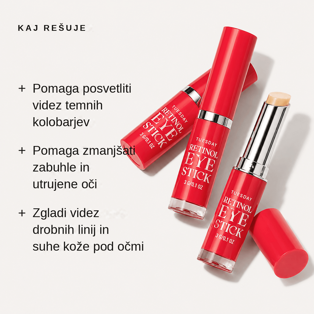 GlowLift retinolni očesni stik